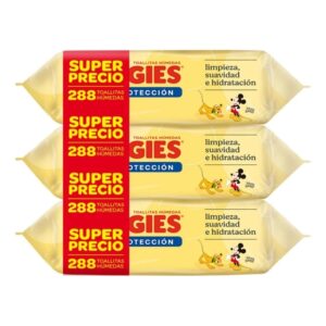 Toallitas humedas huggies triple proteccion 288 unid - Imagen 2